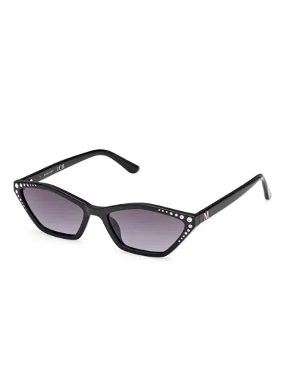Guess Eyewear Cat-eye Sunglasses In Black
