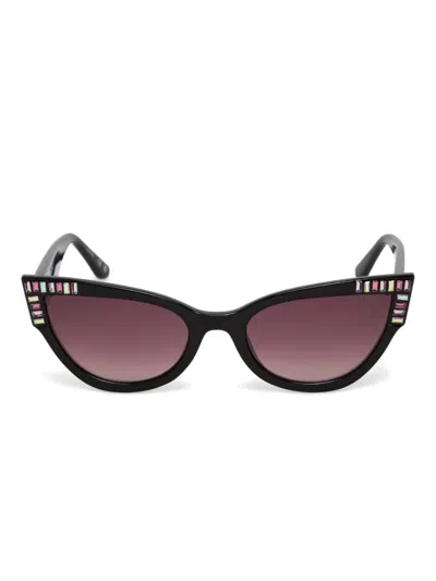 Guess Eyewear Cat-eye Sunglasses In Black