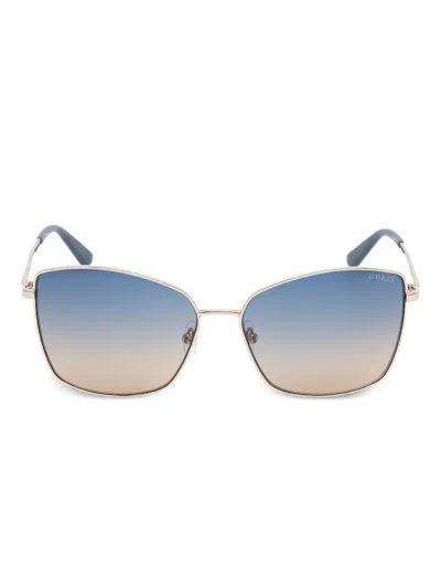 Guess Eyewear 猫眼镜框太阳眼镜 In Gold