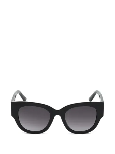 Guess Eyewear Cat-eye Frame Sunglasses In Black