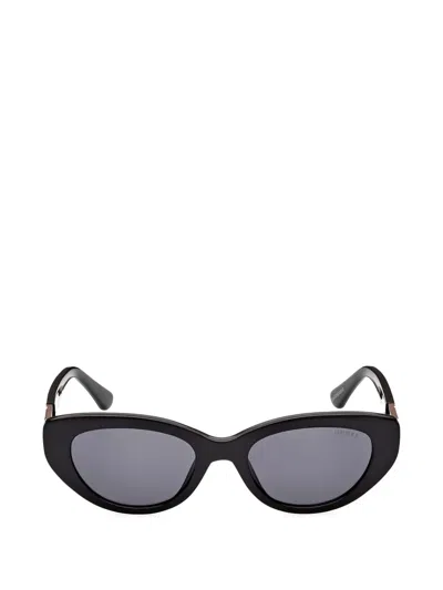 Guess Eyewear Cat-eye Frame Sunglasses In Black