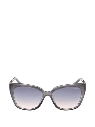 Guess Eyewear Cat-eye Frame Sunglasses In Gray