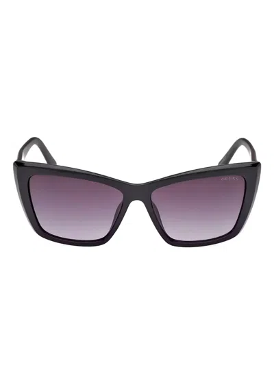 Guess Eyewear Cat-eye Sunglasses In Black