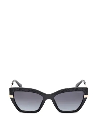 Guess Eyewear Cat-eye Sunglasses In Black