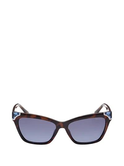 Guess Eyewear Cat-eye Sunglasses In Brown