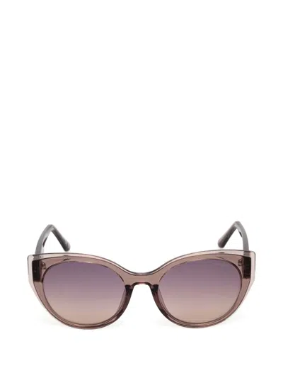 Guess Eyewear Cat-eye-sunglasses In Neutral