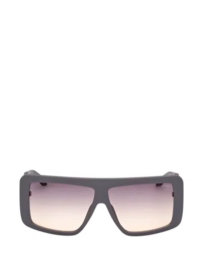 Guess Eyewear Geometric-frame Sunglasses In Gray