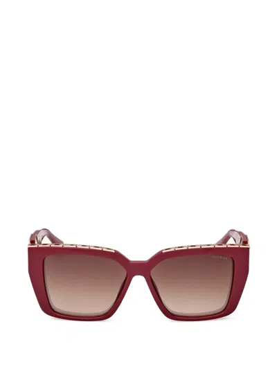 Guess Eyewear Logo-plaque Square-frame Sunglasses
