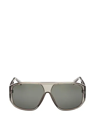 Guess Eyewear Pilot-frame Sunglasses In Green
