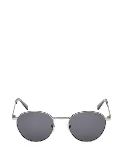 Guess Eyewear Round-frame Sunglasses In Silver