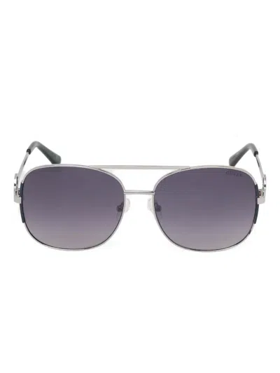 Guess Eyewear Sonnenbrille Mit Rundem Gestell In Silver
