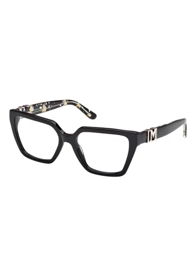 Guess Eyewear Square-frame Glasses In Black