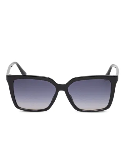 Guess Eyewear Square-frame Sunglasses In Black