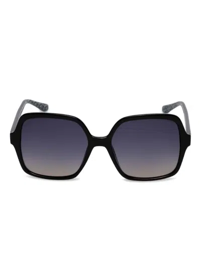 Guess Eyewear Square-frame Sunglasses In Black