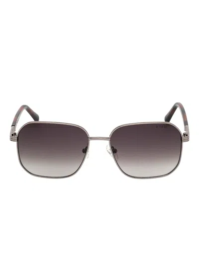 Guess Eyewear Square-frame Sunglasses In Silver
