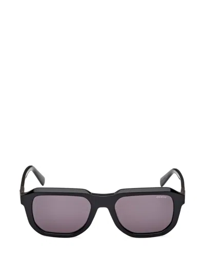Guess Eyewear Square-frame Sunglasses In Black