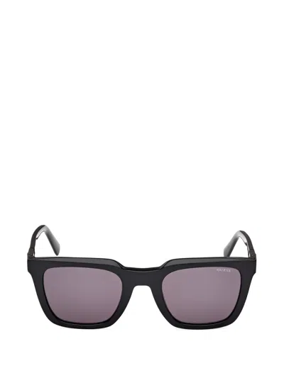 Guess Eyewear Square-frame Sunglasses In Black