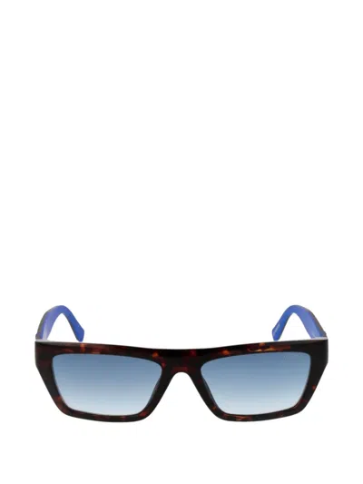 Guess Eyewear Square-frame Sunglasses In Brown
