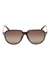 Guess Eyewear Tortoiseshell-frame Sunglasses In Brown