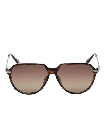 Guess Eyewear Tortoiseshell-frame Sunglasses In Brown