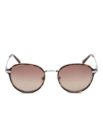 Guess Eyewear Tortoiseshell Round-frame Sunglasses