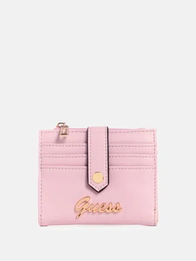 Guess Factory Abeille Card Case In Blue