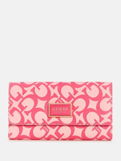 Guess Factory Abree Logo Slim Clutch Wallet