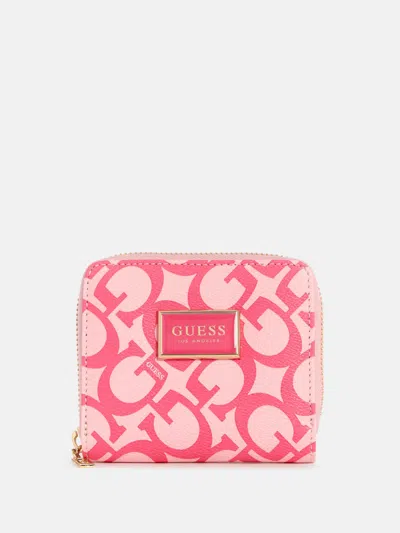 Guess Factory Abree Logo Small Zip Wallet
