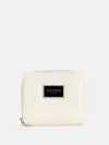 Guess Factory Abree Saffiano Zip-around Wallet In Multi