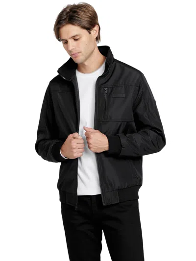 Guess Factory Addie Full-zip Padded Jacket In Black