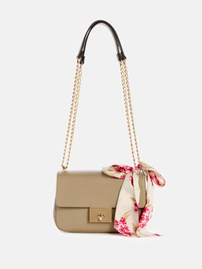 Guess Factory Aine Convertible Crossbody In Grey