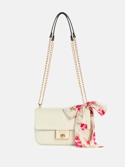 Guess Factory Aine Convertible Crossbody In White