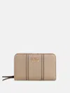 Guess Factory Alesso French Wallet In Brown