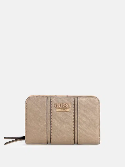 Guess Factory Alesso French Wallet In Brown