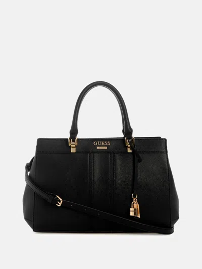 Guess Factory Alesso Satchel In Black