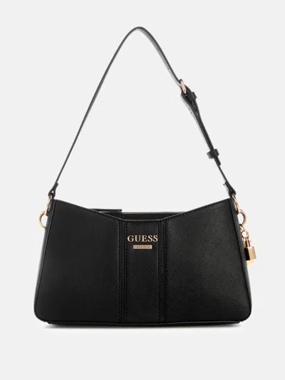 Guess Factory Alesso Shoulder Bag In Black