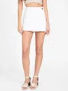 Guess Factory Alexia Denim Skort In White