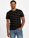 Guess Factory Alister Crewneck Tee In Black