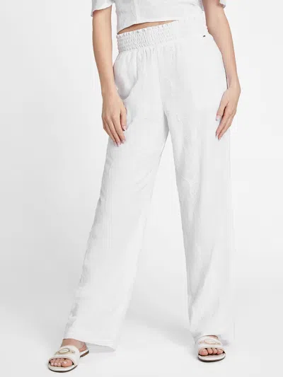 Guess Factory Allegra Palazzo Pants In White