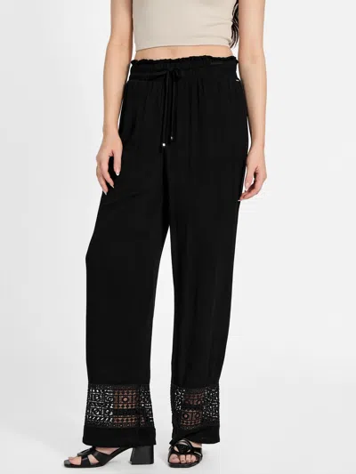 Guess Factory Allison Gauze Palazzo Pants