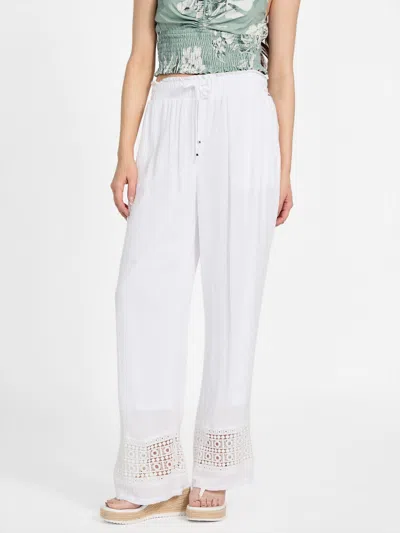 Guess Factory Allison Gauze Palazzo Pants