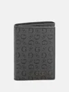 Guess Factory Allover Logo Trifold Wallet