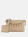 Guess Factory Amarantha Mini Crossbody In Grey
