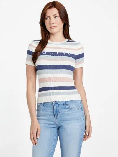 Guess Factory Amiri Logo Sweater Top In Multi