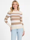 Guess Factory Amiri Striped Sweater In Beige