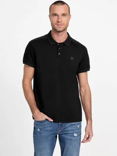Guess Factory Andre Polo Tee In Black