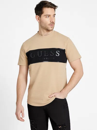 Guess Factory Andrew Logo Tee In Multi