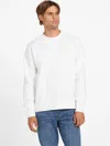 Guess Factory Angel Crewneck Long-sleeve Tee In White