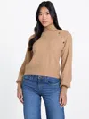 Guess Factory Angela Asymmetrical Button Sweater In Neutral