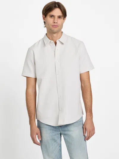 Guess Factory Anthony Woven Shirt In White